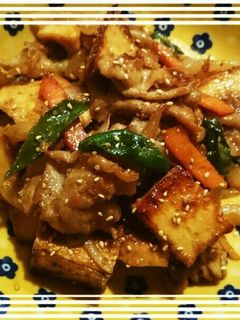 豚肉と厚揚げの味噌炒め-レシピのメイン写真