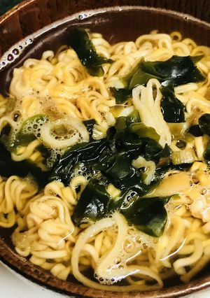 おやつラーメン●わかめラーメン-レシピのメイン写真