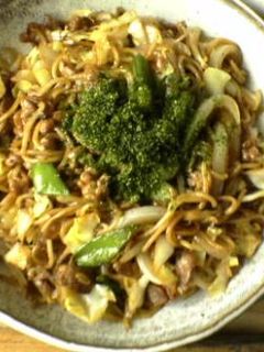 納豆焼きそば-レシピのメイン写真