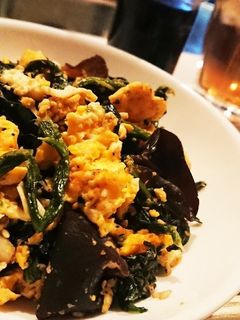 ほうれん草の胡麻和えから~の炒め物-レシピのメイン写真