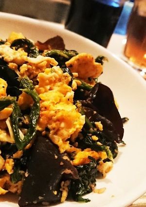 ほうれん草の胡麻和えから～の炒め物-レシピのメイン写真