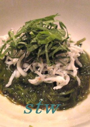 大葉しらすめかぶをごま油で♪-レシピのメイン写真