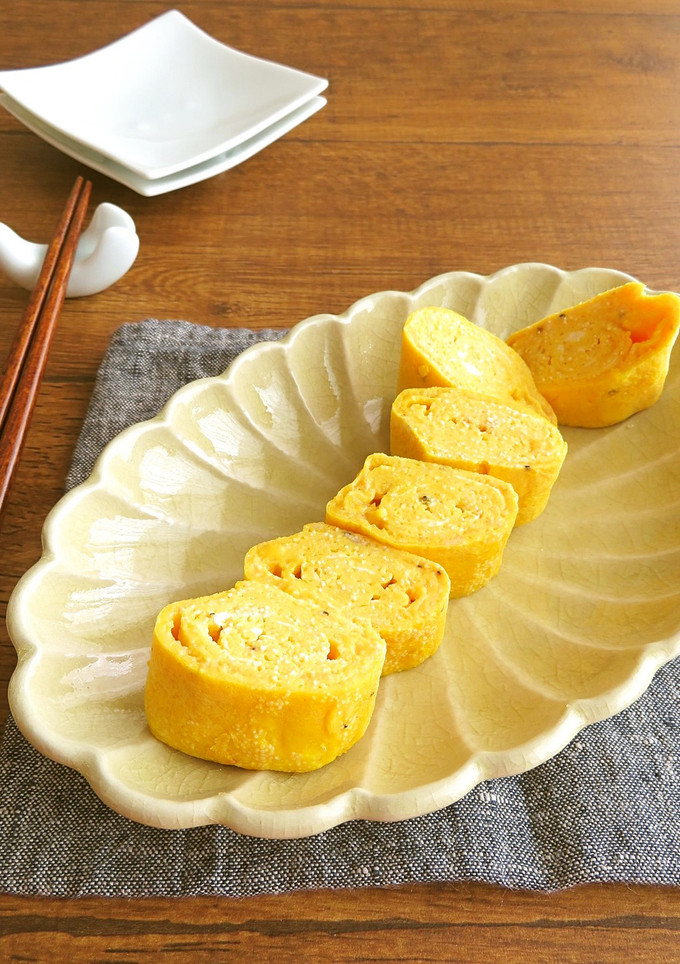 明太子と黒胡椒の卵焼き☆お弁当にも♪-レシピのメイン写真
