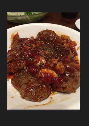 トマトデミハンバーグ-レシピのメイン写真