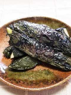 ☆茄子の赤紫蘇巻き☆-レシピのメイン写真