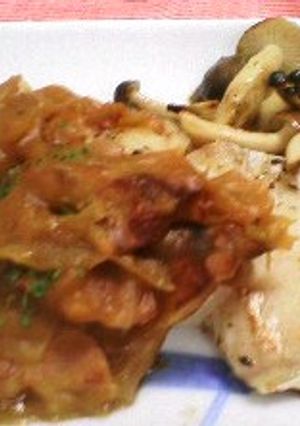 お魚goo新たまねぎたっぷりトマトソース-レシピのメイン写真