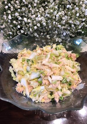 簡単、白菜のツナサラダ。-レシピのメイン写真