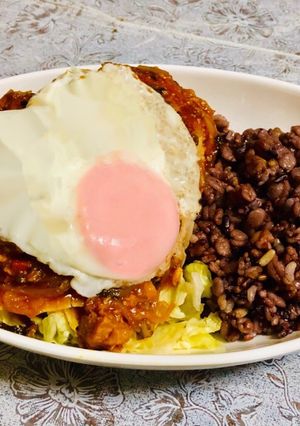 ずぼらの簡単フェイクミートロコモコ-レシピのメイン写真