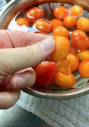 ミニトマト 冷凍で皮がツルンと剥ける♪-レシピのメイン写真