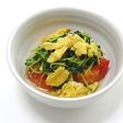 トマトと豆苗の玉子炒め