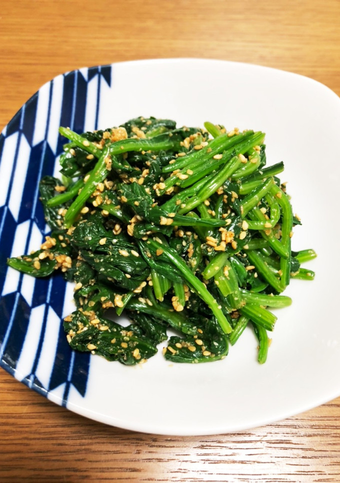 みりん不使用！ほうれん草の胡麻和え-レシピのメイン写真