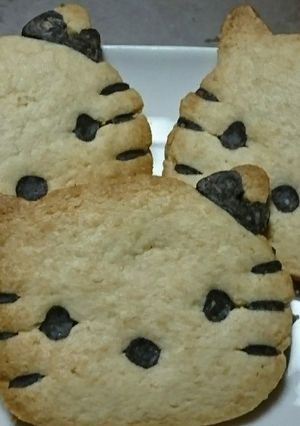 白猫ちゃんクッキー♪-レシピのメイン写真