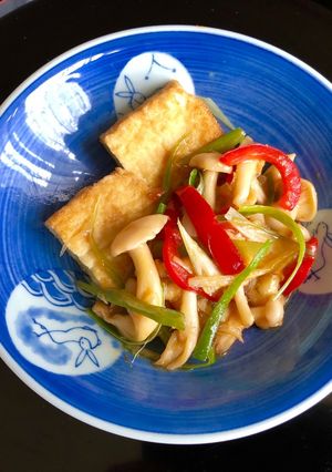 油揚げの野菜甘酢あんかけ-レシピのメイン写真