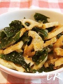 れんこんとわかめのナムル~♪♪-レシピのメイン写真