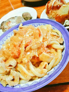 豚キムチクリームパスタorうどん❤-レシピのメイン写真