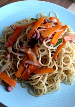簡単☆塩辛焼きそば-レシピのメイン写真
