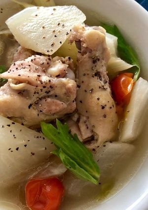 鶏手羽元と大根のナンプラースープ煮-レシピのメイン写真