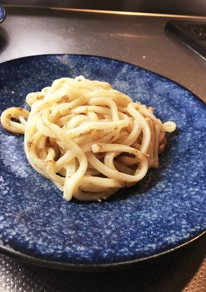 超簡単！かつお節で美味い焼うどん-レシピのメイン写真