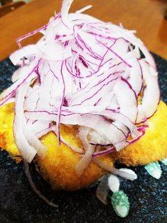 茄子のフライ~玉ねぎのっけ~-レシピのメイン写真