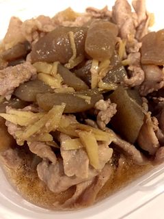 豚とこんにゃくのしぐれ煮-レシピのメイン写真