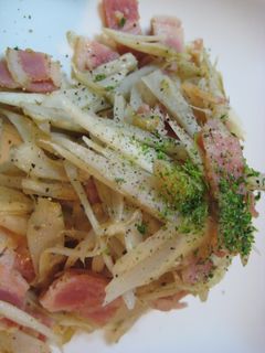 ゴボウとベーコン❀ฺニンニクチーズ-レシピのメイン写真