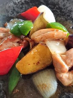 鶏肉と野菜の黒酢あん-レシピのメイン写真