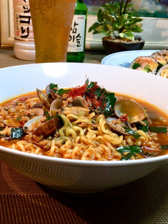 豚ひき肉とアサリの激うま辛ラーメン♡-レシピのメイン写真