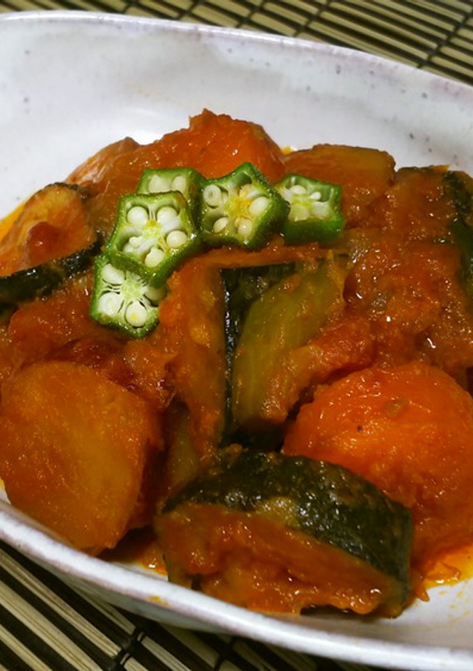 たっぷり野菜消費だ♪簡単トマト煮込み-レシピのメイン写真