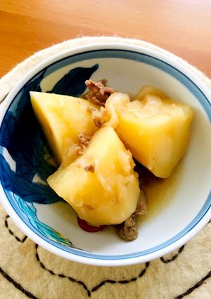 じゃがいも楽しむシンプル肉じゃが！-レシピのメイン写真