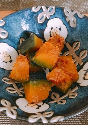 簡単5分！かぼちゃの醤油バター和え-レシピのメイン写真