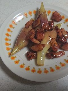 みょうがとベーコンのバター炒め-レシピのメイン写真