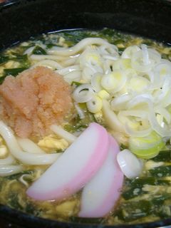 明太子入り❤とろ~りニラ玉あんかけうどん-レシピのメイン写真