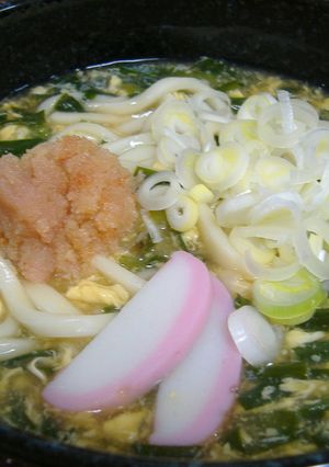 明太子入り❤とろ~りニラ玉あんかけうどん-レシピのメイン写真
