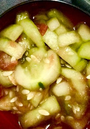 簡単きゅうりの梅肉和え（昆布茶）-レシピのメイン写真