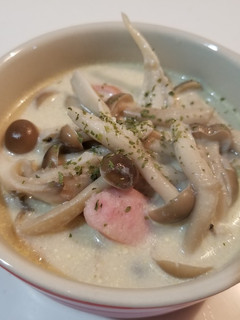 コクうまキノコの味噌豆乳スープ-レシピのメイン写真