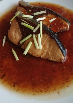豚の角煮の残り汁でぶりの照り焼き-レシピのメイン写真