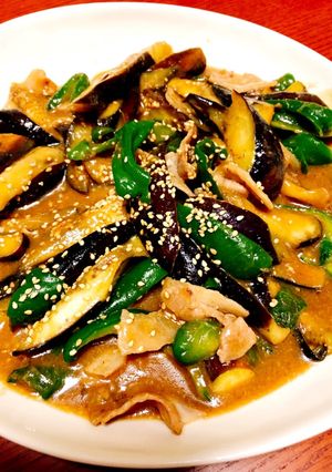 ナスと豚肉の味噌炒め-レシピのメイン写真