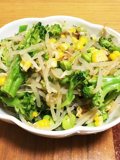 ブロッコリーと夏野菜の和風和え物-レシピのメイン写真