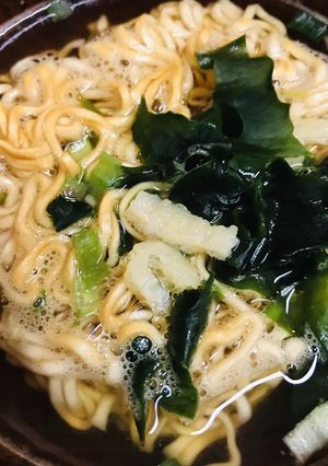 おやつラーメン●みそしるの具●うすあげ-レシピのメイン写真