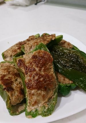 簡単♪お箸が進む＊ピーマンの肉詰め＊-レシピのメイン写真