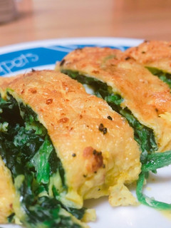 油揚げのほうれん草包焼き-レシピのメイン写真