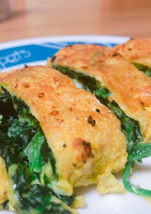 油揚げのほうれん草包焼き-レシピのメイン写真