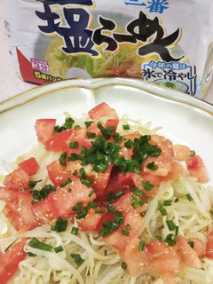 サッポロ一番!汁なし塩ラーメン-レシピのメイン写真