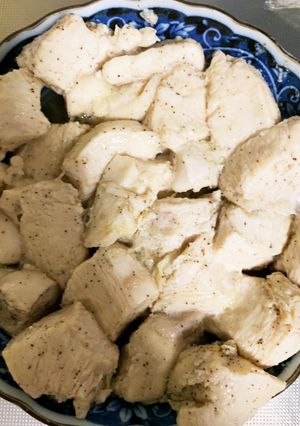 レンジでコンソメサラダチキン-レシピのメイン写真