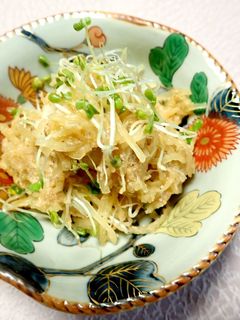 そうめんカボチャと竹輪のポン酢和え-レシピのメイン写真