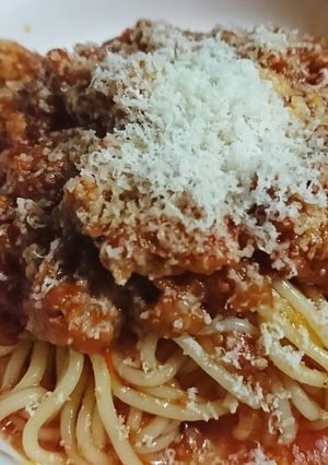 低糖質 糖質制限 ボロネーゼ風ゼロ麺-レシピのメイン写真