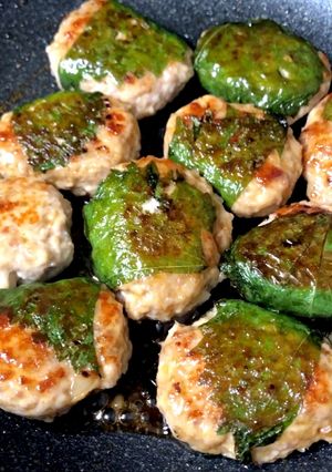 大葉つくねの照り焼き-レシピのメイン写真
