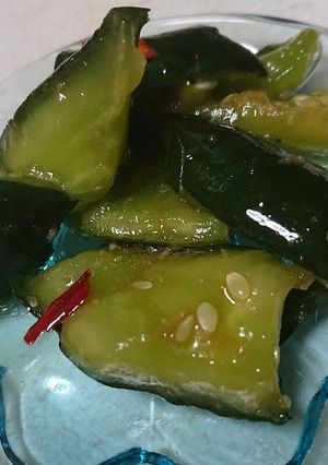 簡単中華風たたききゅうり(*゚▽゚)ノ-レシピのメイン写真