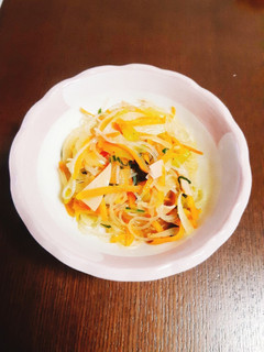 ごま油香る♡春雨とお好み野菜の炒め物-レシピのメイン写真