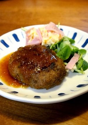 【パン粉なし】ハンバーグ-レシピのメイン写真